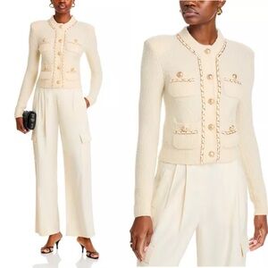 NWT Generation Love Selma Chain Trim Cardigan Size Medium